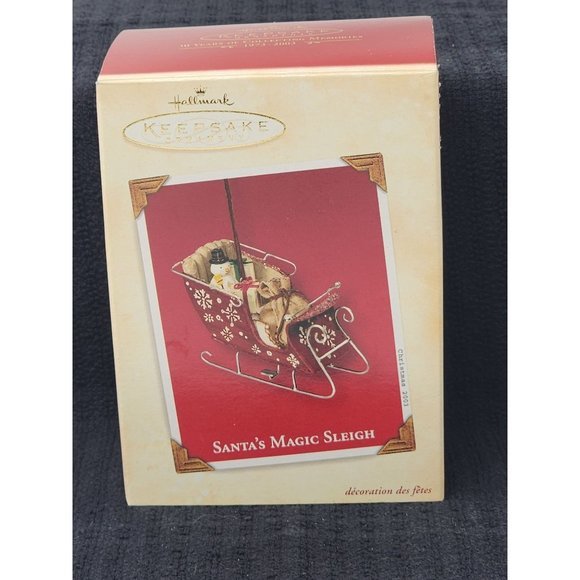 Hallmark Keepsake Christmas‎ Ornament 2003 Santas Magic Sleigh - Picture 1 of 9